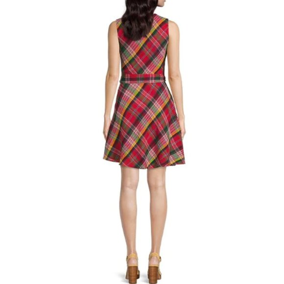 Ralph Lauren Fit and Flair Plaid Dress - Picture 5 of 6